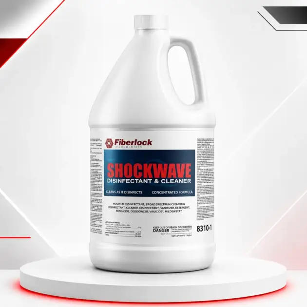 Fiberlock 8310 Shockwave Concentrate Cleaner/Disinfectant – 1 Gallon