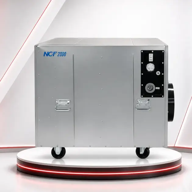 NCFiltration NCF-2000 Negative Air Machine – 24x24x12 HEPA (1400/2000 CFM)