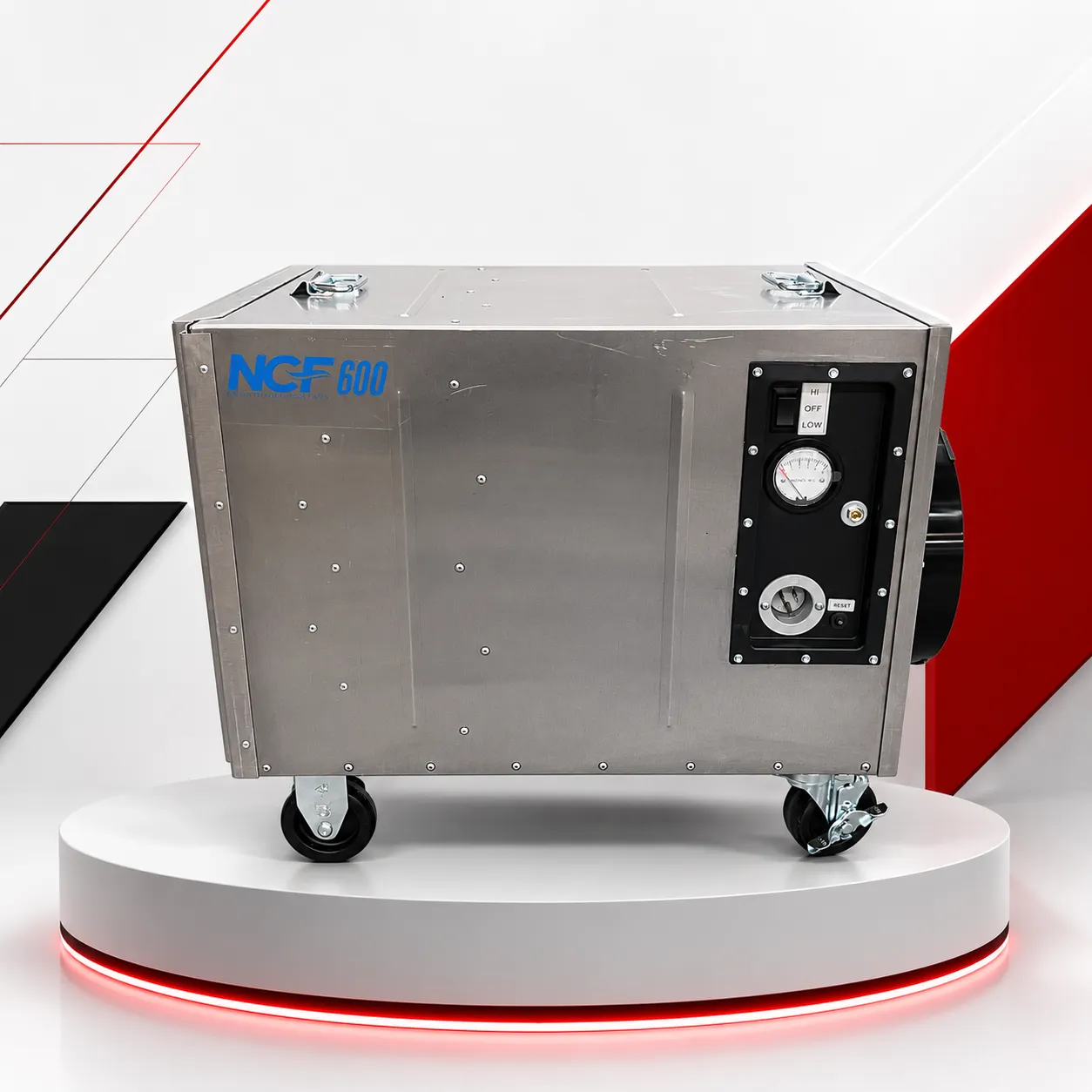 NCFiltration NCF-600 Negative Air Machine – 16x16x6 HEPA (450/675 CFM)
