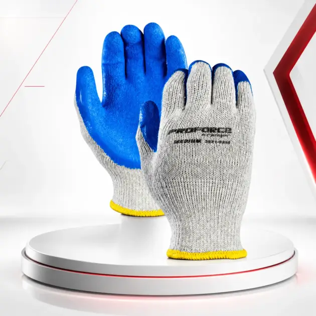 ProForce Ranger Cotton/Latex Work Gloves – Large (1 Dozen)