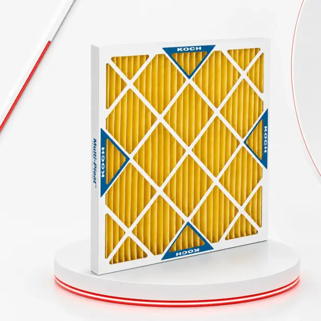 16x16x1" MERV-8 Pleated Pre-Filters – 12/Case